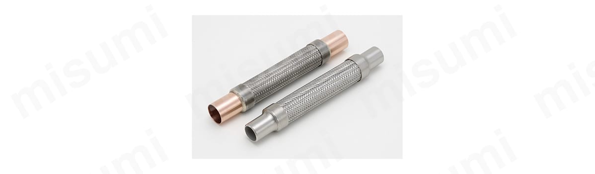 NK-1400。突合せ溶接や、現場での継手溶接、空調設備の冷媒配管、またはマフラー等で使用する際には指定のパイプにスリット加工をすることで、差込バンド止めで接続が可能。