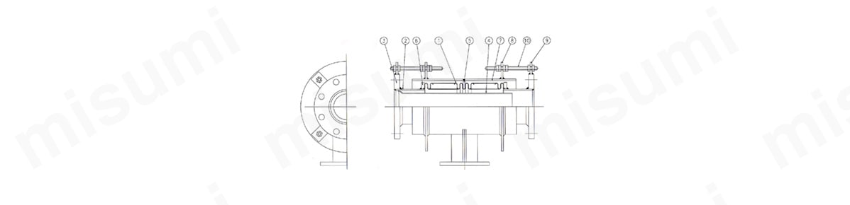 NK-7700の材質説明図