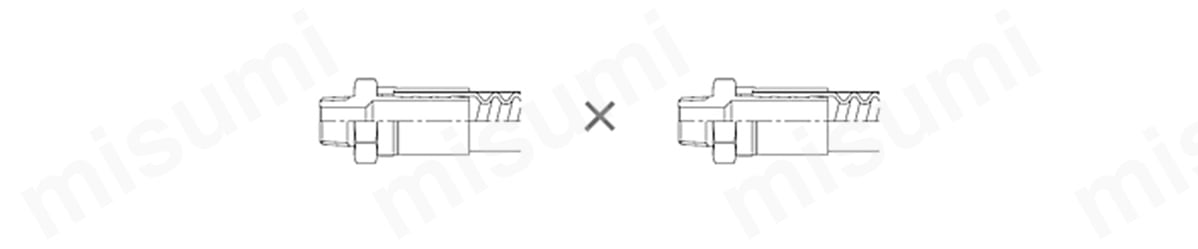 固定ニップル x 固定ニップル