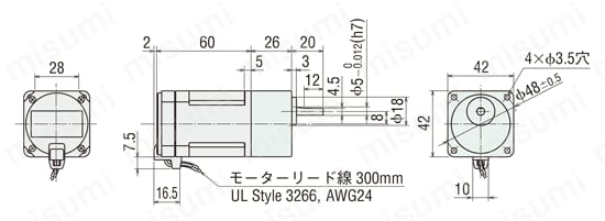 3IK15A-A | インダクションモーター Kシリーズ | オリエンタルモーター ...