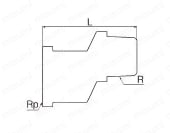パイプ・継手・配管用副資材 給水配管用継手 偏芯ツギタシソケット 外形図
