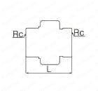 パイプ・継手・配管用副資材 給水配管用継手 メッキ付継手 ユニオン 外形図