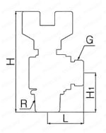 ボールバルブ（アングル型） S2VANP 外形図