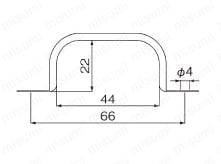 巾広方サドルバンド（ステンレス） 外形図