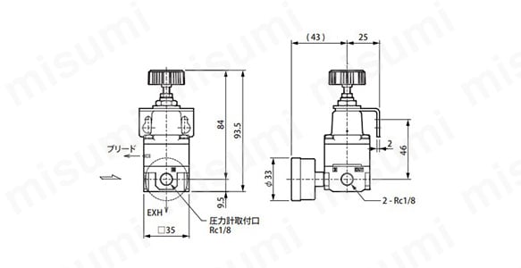 BN-3RT1100-6-4K | 精密減圧弁 BN-3RT1100 ｾｲﾐﾂｹﾞﾝｱﾂﾍﾞﾝ | 日本精器