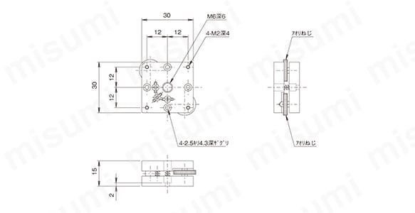 TD-304の寸法図