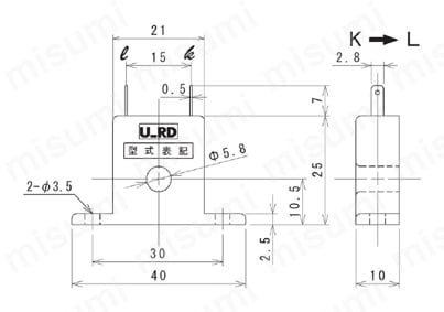 【完成品】摸魚動力 流星号 LED発光ユニット 組立済｜Type-C給電 プリント板水平取付・超小型精密計測用交流電流センサ[特性
