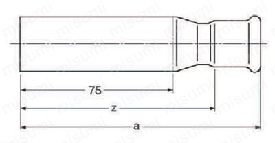 ステンレス鋼管対応 プレス式 モルコジョイント レジューサ付短管 | ベンカンジャパン | MISUMI(ミスミ)