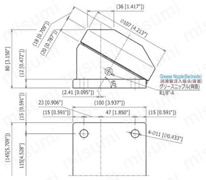 SW型特殊車輪 SW-I型（ツバナシ） | 井口機工製作所 | MISUMI(ミスミ)