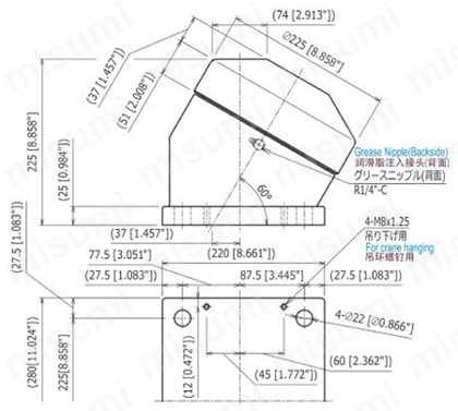 SW型特殊車輪 SW-I型（ツバナシ） | 井口機工製作所 | MISUMI(ミスミ)