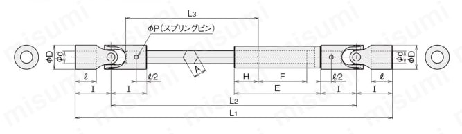 六角軸付ジョイント ベアリングタイプK-GX型 | 三好キカイ | MISUMI