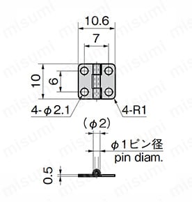 B-1137 の寸法図