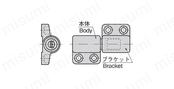 BP-879-2H-A-Rの寸法図