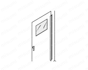 押出蝶番 B-218 使用例1