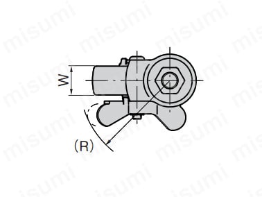 長ねじ自在キャスター（ストッパー付） K-415EA:関連画像