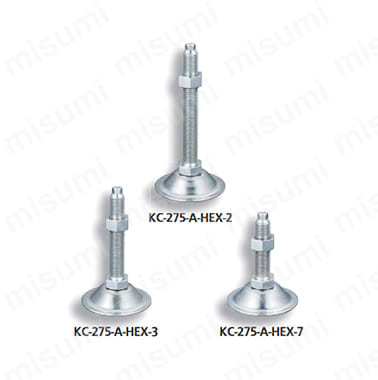 KC-275-A-HEX-2、KC-275-A-HEX-3、KC-275-A-HEX-7の外観