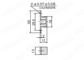 角型ジュラコンキャッチ C-131 受け