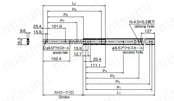 スライドレール KC-251:関連画像