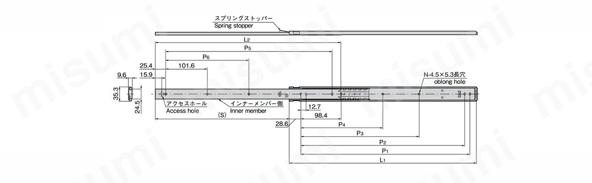 K-251-HDSの寸法図