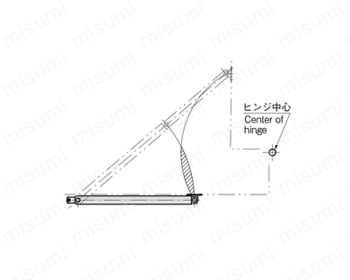 ステンレスデッドロックステー B-1467 使用例2