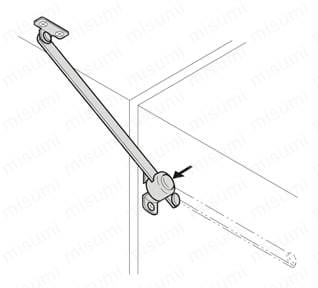 ステンレストラップステー B-1468 使用例