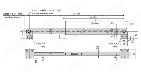ステンレスフリーストップステー B-1571:関連画像