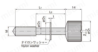 A-176-40〜50の寸法図