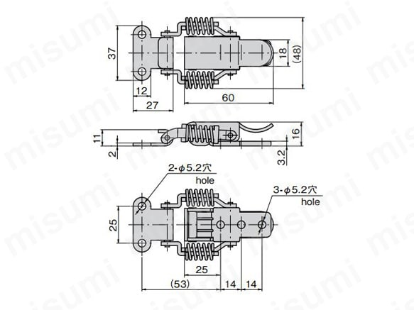 期間限定お買い得商品 |  通販 | C-7 キャッチクリップ | C-7-2 タキゲン製造 MISUMI(ミスミ) | その他