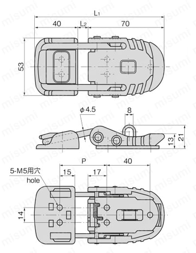 プラスチックワイヤーファスナー CP-329 | タキゲン製造