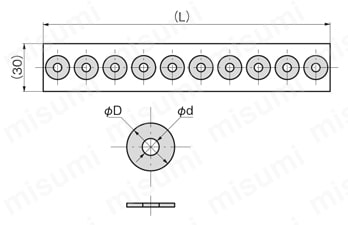 導電性マスキングテープ C-300-MCU-M 外形図
