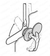 キャップ付ロックハンドル A-247 使用例