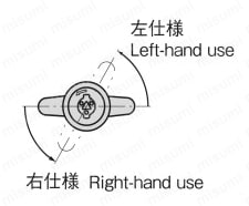ステンレス防水大型ロックハンドル A-1326 使用例