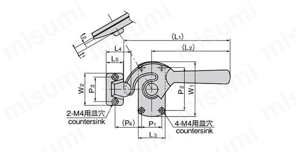 ステンレス密閉用ハンドル FA-1114:関連画像