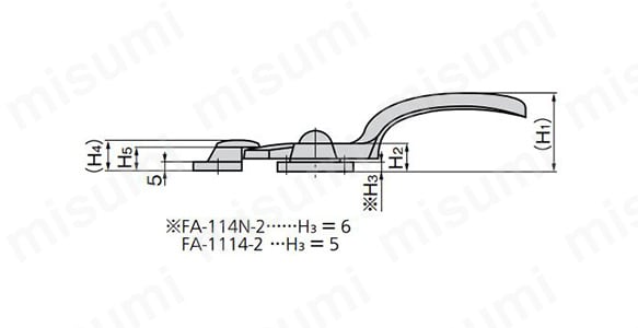 ステンレス密閉用ハンドル FA-1114:関連画像