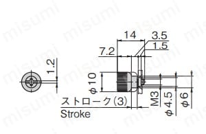 C - 548 - M3の寸法図