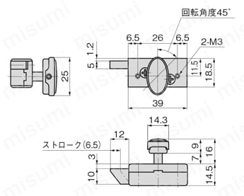 C-580N 回転ラッチ シリーズ | TAKIGEN | タキゲン製造株式会社