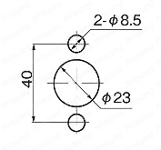 防水レバーロックハンドル A-130 製品仕様01