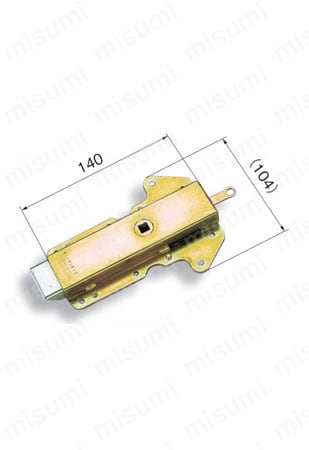 ラッチ付コントロールセンター C-870 外形図2