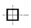 オリジナルパイプ・シャフト カクパイプ 外形図