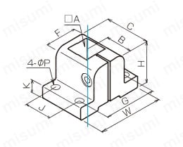 カクパイジョン縦角タイプ 外形図2