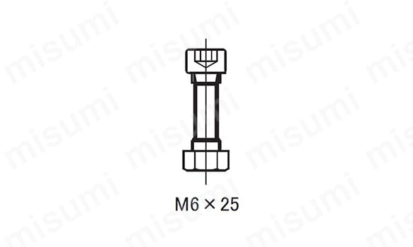 イレクターメタルジョイント ボルトナット M6-25B ・M6-25B UC | 矢崎