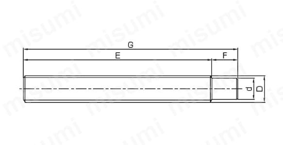SV インボリュートスプライン軸 | 小原歯車工業 | MISUMI(ミスミ)