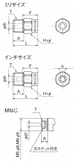 プッシュワンEシリーズ コネクタ ププッシュワンEシリーズ コネクタ 外形図