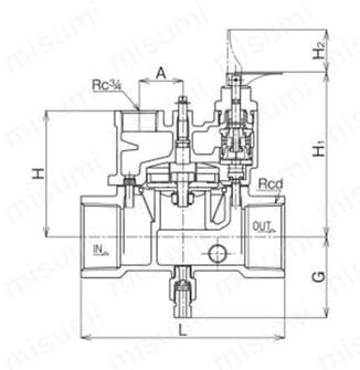 LP8RN-F-25A | LP-8RN型 定水位弁（水用、寒冷地用） | ベン | MISUMI