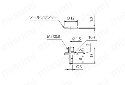 止めねじTN 外形図17