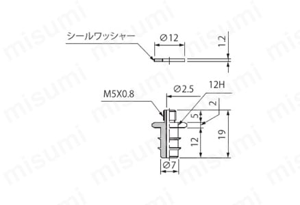 止めねじTN 外形図21