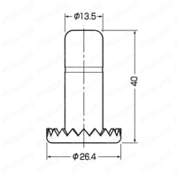 ソケット Sタイプ 外形図4