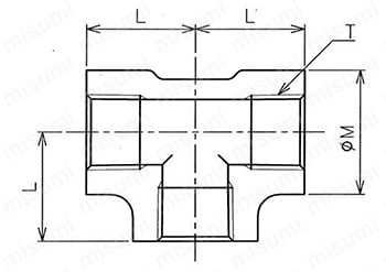 高圧管継手 ねじ込み形管継手 STAティー 外形図_01