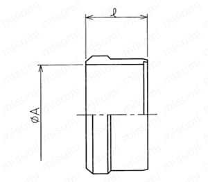 B-1形銅管用くい込み継手 スリーブ KO | イハラサイエンス | MISUMI