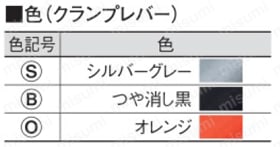 クサビカラー 3ザグリ穴 クランプレバー付 カラー